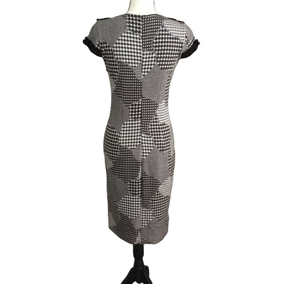 Antonio Derrico Black and White Houndstooth Dress - Picture 5 of 9